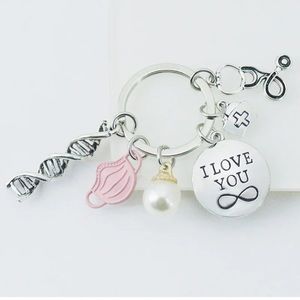 Nurse LVN Certified Nursing Assistant Keychain